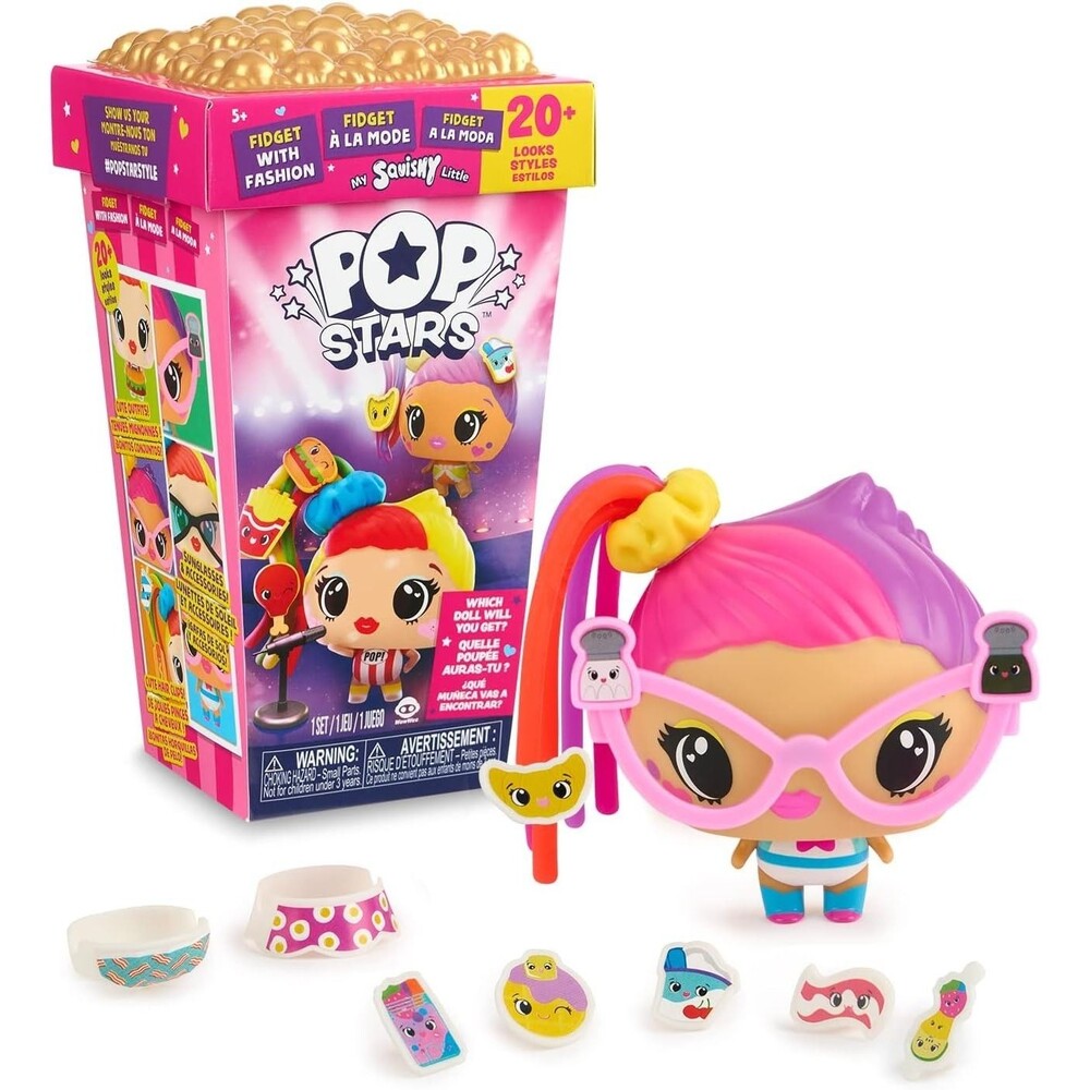 My Squishy Little -Pop Stars Surprise Fidget Fashion Toy Pink Box- NEW